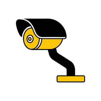 Security Camera Icon Digital Surveillance System for Enhanced Safety and Monitoring vector