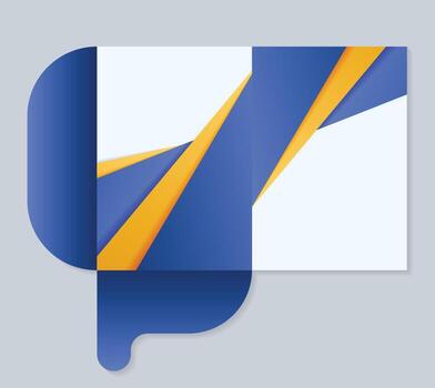 Modern Abstract Geometric Shape Business Brochure Presentation Design Template vector