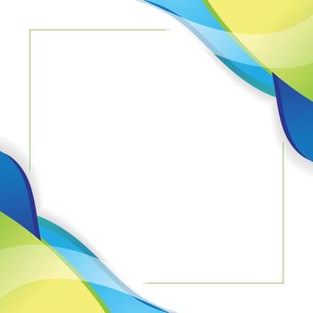 Modern Colorful Wavy Shape Abstract Presentation Background Template Design vector