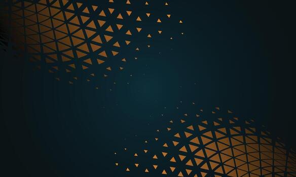 Modern Geometric Triangle Pattern Presentation Dark Backdrop Abstract Background Design vector