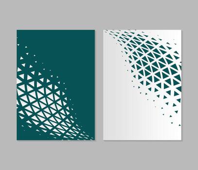 minimalista geométrico triángulo modelo antecedentes conjunto para cubrir diseño modelo vector