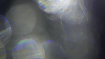 lente llamarada ligero fuga bokeh cubrir transición - ligero de bokeh lata evocar sentimientos de nostalgia, sueños o calor video