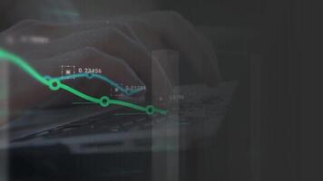 datos analítica antecedentes con hombre mecanografía video