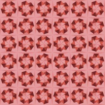 abstract geometric background with soft red color vector