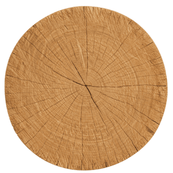 fermer rond en bois base, idéal pour affichage ou justificatif objets png