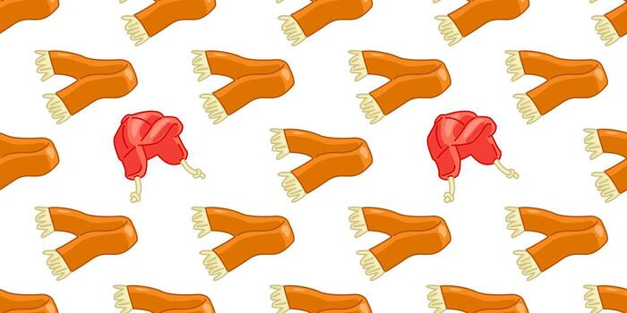 Seamless Jacket Coat Pattern vector