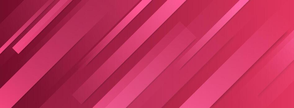 Abstract pink geometric background with diagonal lines vector