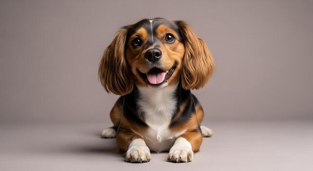Professional Pet Photography of Dog in Studio Environmentjpeg photo