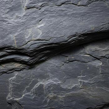 Smooth slate rock polished seamless surface background flat lay with subtle stone patterns photo