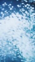 Fresh and Energetic Abstract Underwater Background of Rushing Bubbles and Light with a Clean and Cool Bokeh Effect video