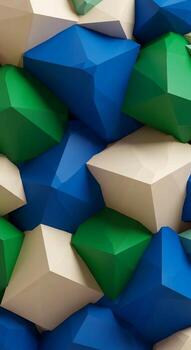 3d rendering of a colorful background with many different colored cubes photo