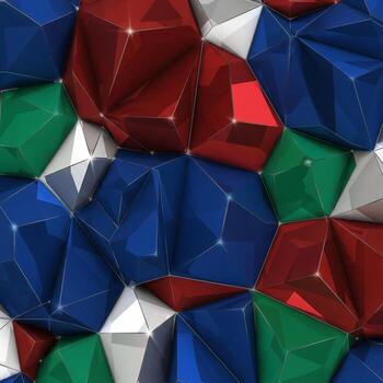 A 3d image of a colorful background with many different colored cubes photo