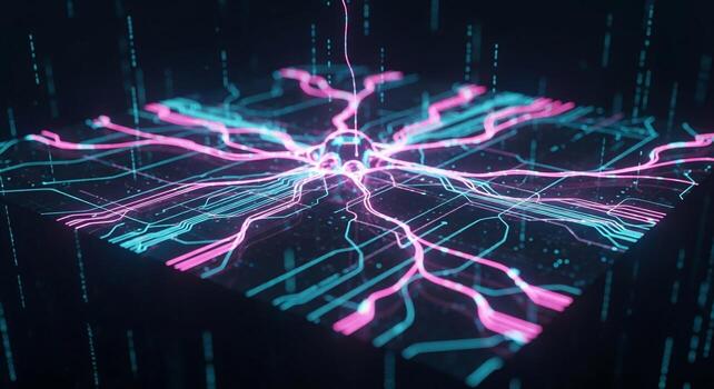 A computer screen with a computer code on it photo