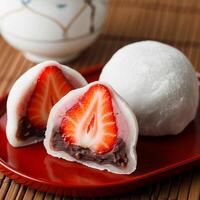 Strawberry shortcake japanese dessert photo