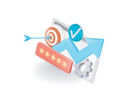 marca comercial público relaciones el reputación administración concepto vector