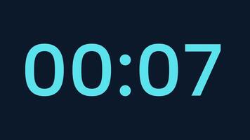 10 segundo cuenta regresiva Temporizador con Armada antecedentes para fecha límite tensión adecuado para presentación, sitios web, y social medios de comunicación publicaciones ligero azul digital Temporizador contando abajo a crear urgencia video