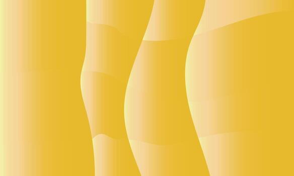Abstract golden yellow waves with subtle gradient lighting vector