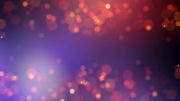 slinga abstrakt bokeh partiklar flimmer rörelse strömma på svart bakgrund video