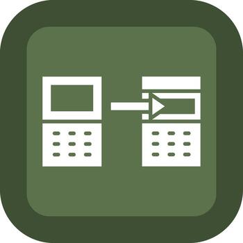 Data Transformation Tech Inspired Graphic Form vector