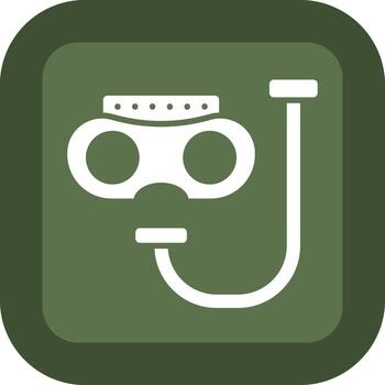 tubo respirador codificado usuario interfaz símbolo vector