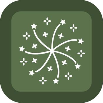 Firework Gradient Style Design Element vector