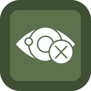 Blindness Color Block Style Badge vector