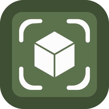 Cube Modern Technology Based Object vector