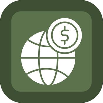 Global Currency Vivid Application UI Element vector