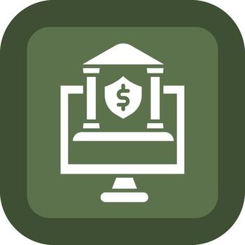 Online Banking Flat User Interface Form vector