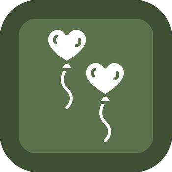 Balloons Sharp Linear Edge Mark vector