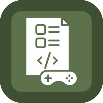 Script Iconic Line Based Form vector