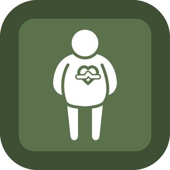 obesidad codificado usuario interfaz símbolo vector