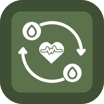 sangre transfusión codificado usuario interfaz símbolo vector