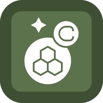 Collagen Clean Frame Design Object vector