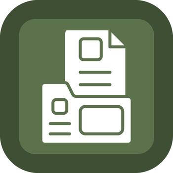 Folder Compact Web Icon Symbol vector