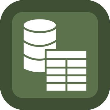 Database Table Bright Flat Artwork vector