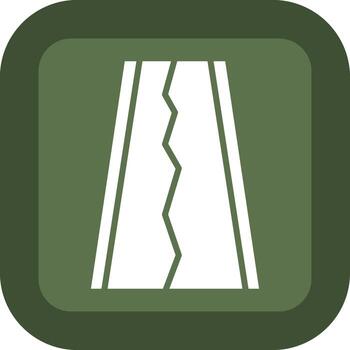 Road Color Block Style Badge vector