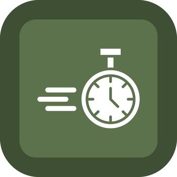 Time Sleek Modern Visual Mark vector