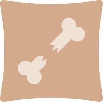 Broken Bone Sharp Linear Edge Mark vector