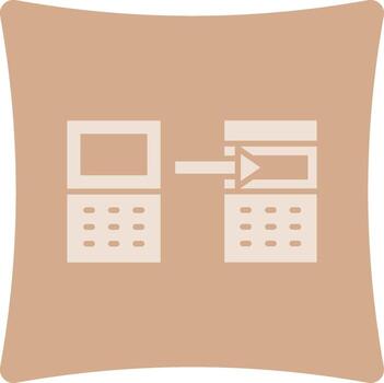 Data Transformation Smooth Mobile App Visual vector