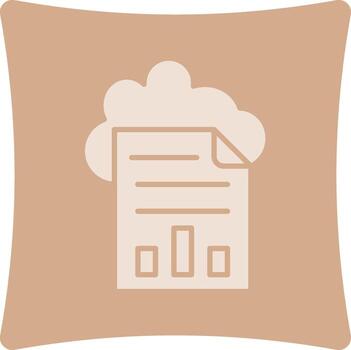 Cloud Reporting Smooth Mobile App Visual vector