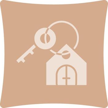 Key Outlined Frame Graphic Object vector