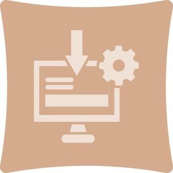 Landing Page Modern Color Based Symbol vector