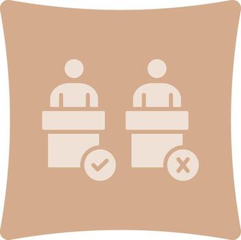 debate solicitud enfocado ui diseño vector