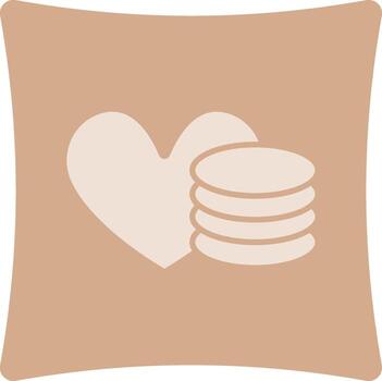 Donations Sharp Edge Style Visual vector