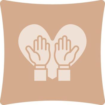 Hand Up Gradient Color Style Form vector