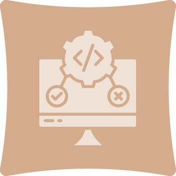 Testing Geometric Mobile App Mark vector