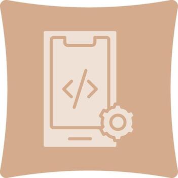 móvil solicitud digital tecnología estilo elemento vector