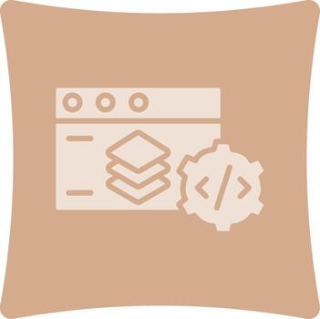 Full Stack Color Enhanced Style Graphic vector