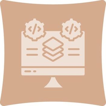 Full Stack Thin Line Art Element vector